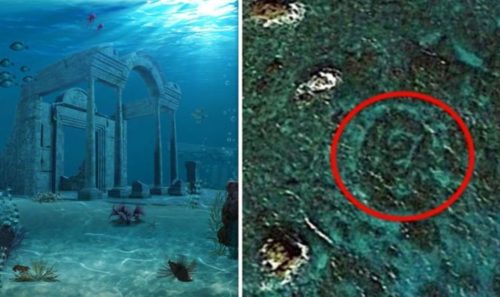 Atlantis found? Conspiracy theorists spot underwater structure near ...