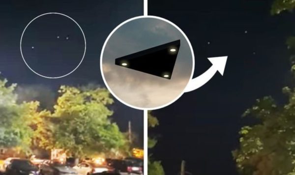 Ufo Sighting Remarkable Footage Reveals A Cloaked Triangle Ufo